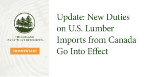 thumbnail image for article: Update: New Duties on U.S. Lumber Imports from Canada Go Into Effect